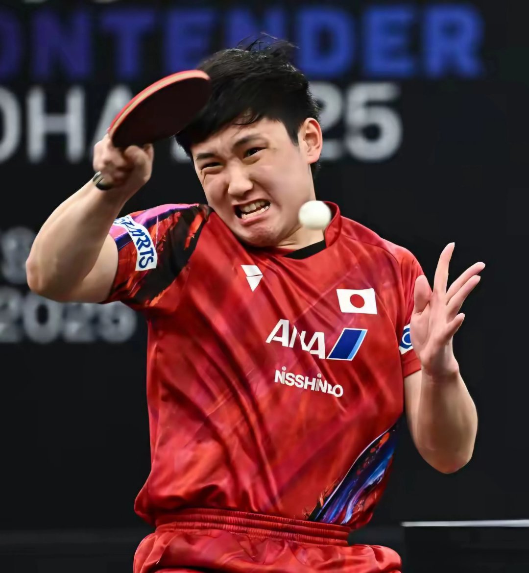 日本乒乓球队完胜英国乒乓球队，张本智和统治全场的简单介绍