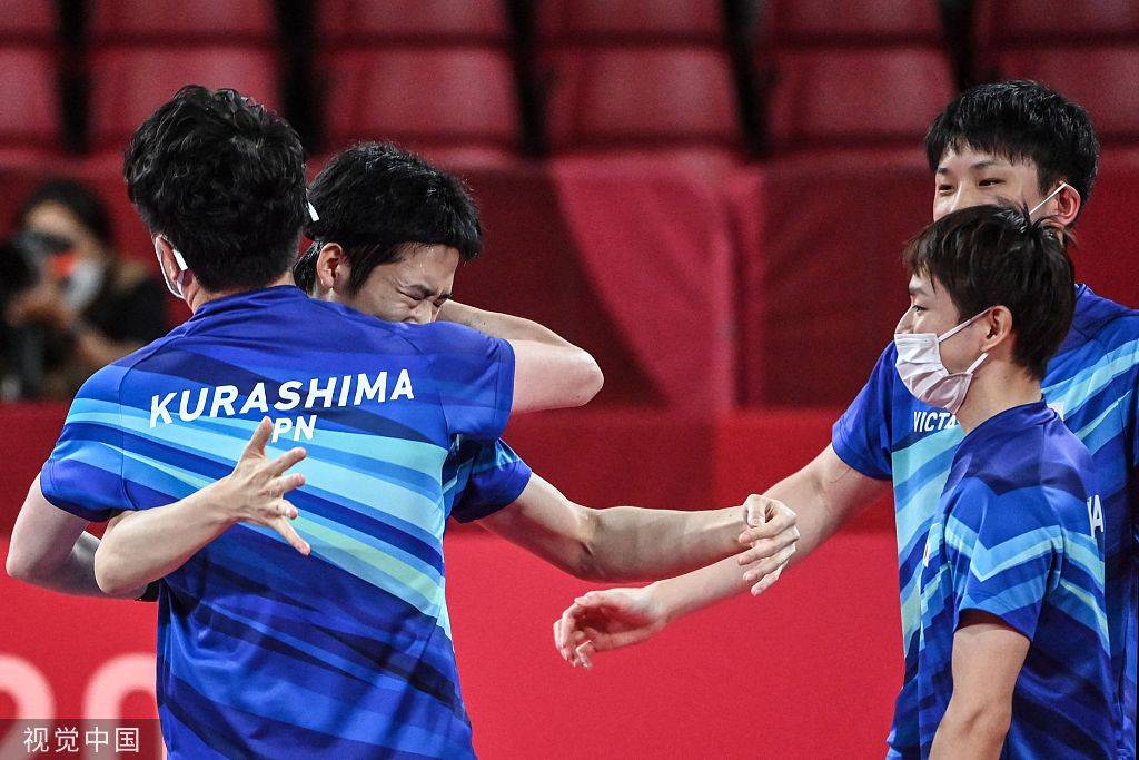 关于韩国乒乓球队力克瑞典乒乓球队，水谷隼完成帽子戏法的信息